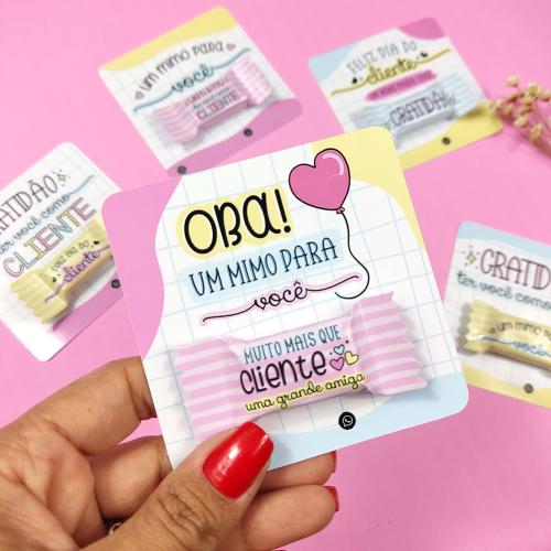 Card + Bala Personalizados