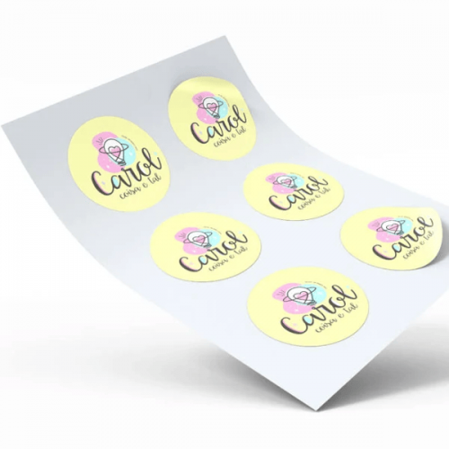 Cartela Adesivo Vinil Formato Personalizado