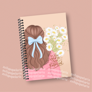 Agenda Anne Miolo Off Set 75g 15x21cm Impressão Colorida Capa Dura Laminada Fechamento em Espiral 1 Dia por Página: 410 páginas | 2 Dias por Página: 230 páginas