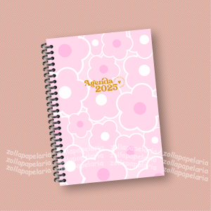 Agenda Tania Miolo Off Set 7g 15x21cm Impressão Colorida Capa Dura Laminada Fechamento em Espiral 1 Dia por Página: 410 páginas | 2 Dias por Página: 230 páginas