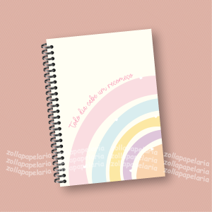 Agenda Vida Miolo Off Set 75g 15x21cm Impressão Colorida Capa Dura Laminada Fechamento em Espiral 1 Dia por Página: 410 páginas | 2 Dias por Página: 230 páginas