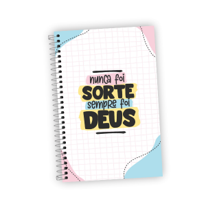 Caderno 100% Personalizado Capa Dura Miolo Off Set 15,5x21,5cm Colorido Laminação Padrão Espiral 