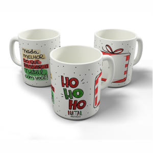 Caneca Personalizada Cerâmica 325ml  Sublimação Branca Brilho Tam. da arte: 200x90mm