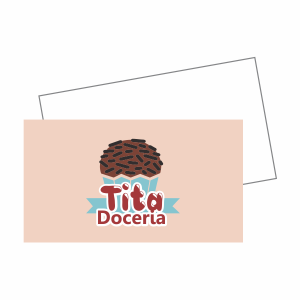 Cartão de Visita Frente Couchê 250g 9x5cm Impressão Frente Verniz UV Total Frente  
