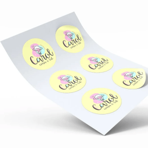 Cartela Adesivo Vinil Formato Personalizado Adesivo Vinil Personalizado Impressão Colorida  Meio Corte 
