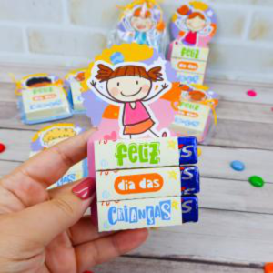 Porta Bis Personalizado Glossy 230g 6x12cm Impressão Colorida  Corte Reto 3 Bis Lacta
