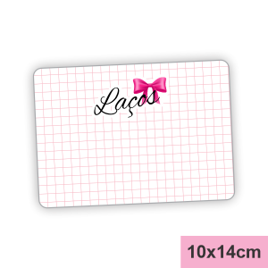 Tag para Faixa Média Off Set 240g 10x14cm Impressão Frente Padrão Corte Reto 