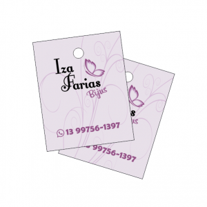 Tag Tamanho Personalizado Papel Alta Alvura Personalizado Impressão Colorida  Corte Reto 